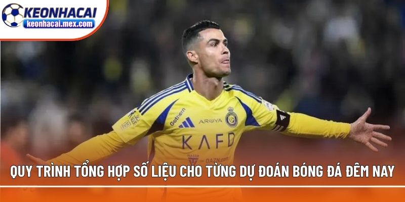 Quy trình tổng hợp số liệu cho từng dự đoán bóng đá đêm nay